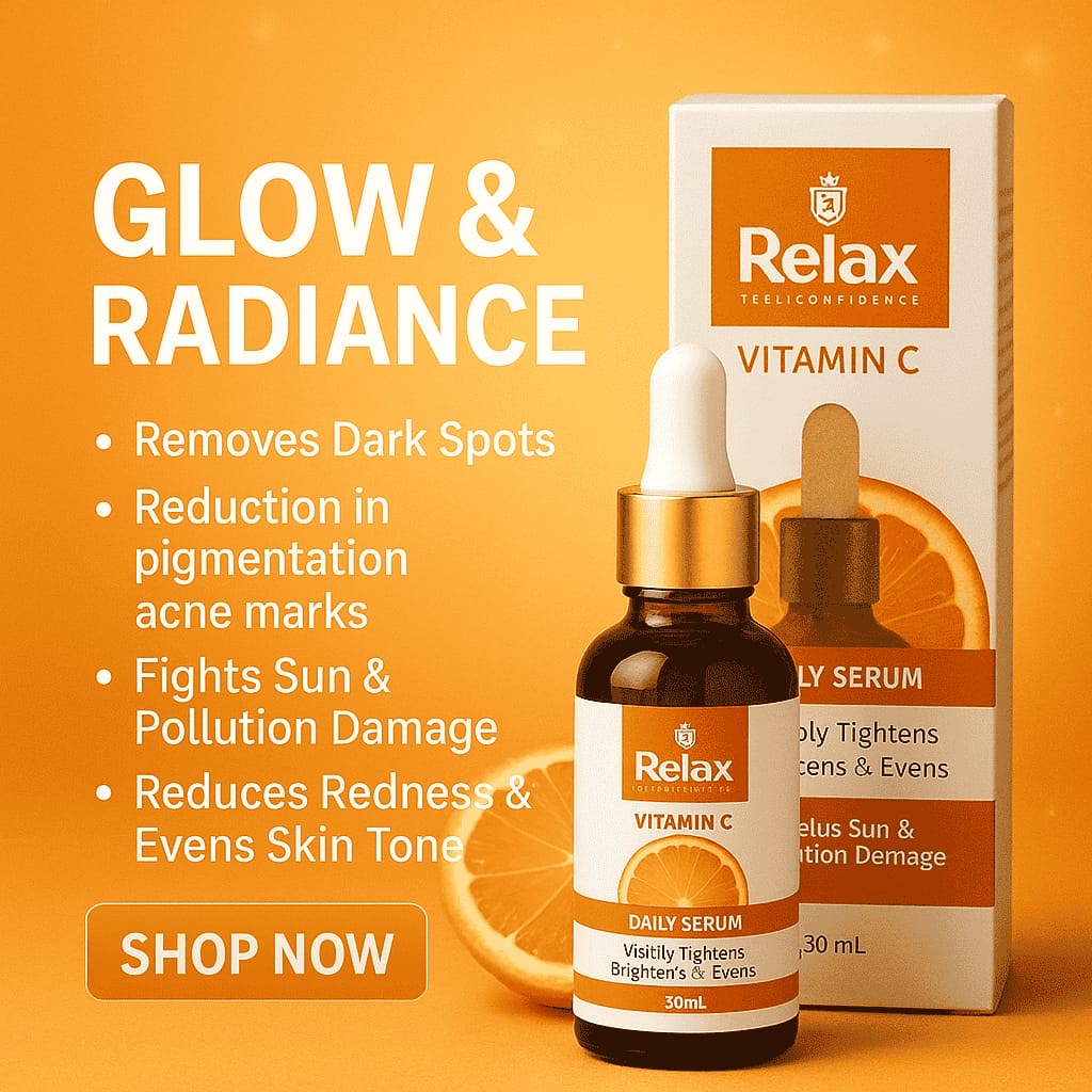 Relax Vitamin C Serum 30ml | Brightening, Firming & Even Skin Tone
