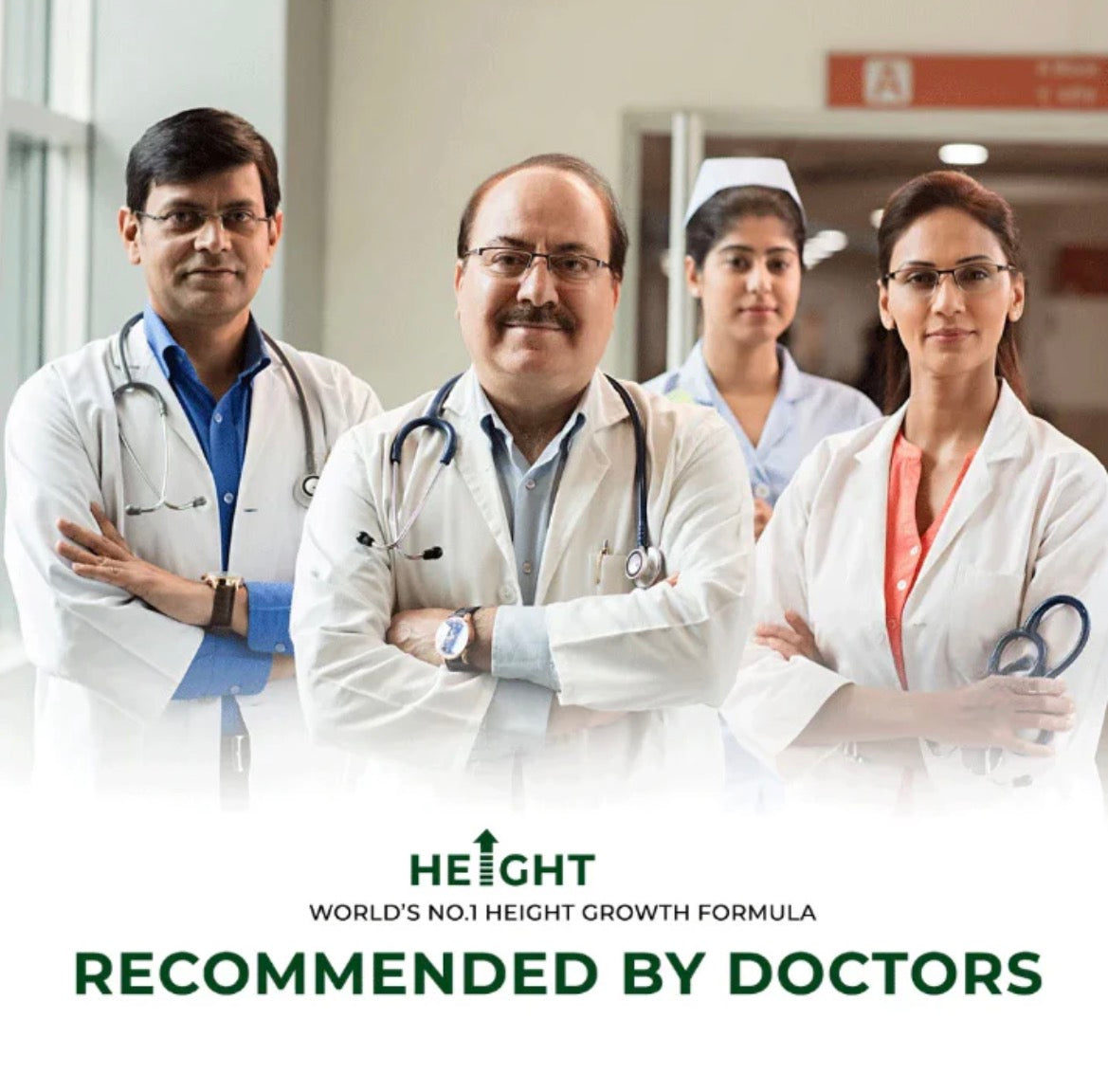 Natural Height Grow Powder (3–5) Inch Growth - Herbal, Safe, and Clinically Tested (100g)